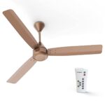 Crompton Energion Cromair 1200mm (48 inch) High Speed 5S 28W Energy Efficient BLDC Ceiling Fan with Remote (Brown), (5 Years Warranty)