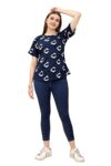 DEIDAD Women’s Crepe Printed Tops (DE_Crape_TOP_50_XL)