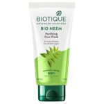 Biotique Fresh Neem Pimple Control Face Wash| Ayurvedic and Organically Pure| Prevents Pimples |100% Botanical Extracts| Suitable for All Skin Types | 50mL