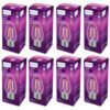 Philips 4-Watt 400-lumen Clear Candle E27 Base (Warm White, Pack of 8) – Decorative, Ambience for Chandeliers, Wall lights, Desk lamps, Floor lamps