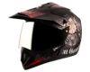 Vega Off Road Gangster Full Face Helmet Dull Black Red, Size: M(57-58 cm)