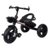 BeyBee Phoenix Safe & Secure, Durable Baby Tricycle with Seat Belt & Water Bottle| Kids (Black)