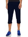 Macroman M-Series Men’s Capri Regular Casual Pants (MS622_Navy Blue_S)