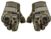 Kandid Bike Motorcycle Army Print Motorbike Half Racing Gloves, Non-Slip Palm Bike Glove for Riding/Racing