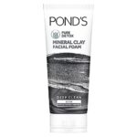 POND’S Pure Detox Mineral Clay Activated Charcoal, 4X Oil Absorbing, Detoxifying, For Oil Free Instant Glow, Face Wash 90 g