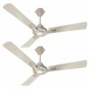 Havells 1200mm Nicola Energy Saving Ceiling Fan (Pearl White Silver, Pack of 2)