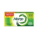 Margo Original Neem Soap | With Goodness of 1000 Neem Leaves | Infused with Vitamin E for moisturising- 125gm Pack of 8