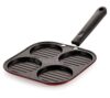 NIRLON Grill Mini Casting Coated Aluminium Uttapam Tawa/Multi Snack Maker/Mini Pancake Maker (19cm, Aluminium, Non-Stick)