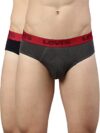 Levi’s Men’s Cotton Blend Style #066 Active Regular Fit (Pack of 2) (#066-ACTIVE Brief-DGM,Navy BZER-P2_Dark Grey Melange, Blazer_XL)
