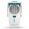 Crompton Ozone Desert Air Cooler- 55L; with Everlast Pump, Auto Fill, 4-Way Air Deflection and High Density Honeycomb pads; White & Teal