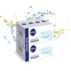 NIVEA Soap, Creme Soft, For Hands And Body,75 g (Pack of 8)
