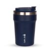 Cafe JEI 380ml Insulated Coffee Travel Mug: Leakproof Lid, Stainless Steel Thermos for Hot & Cold Drinks, Reusable Cup for Men and Women (Radiant Blue)