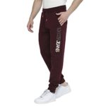 Underjeans Men’s Regular Fit Track Pant (UJLSPTP017Wine_Wine_S)