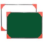 YAJNAS Non Magnetic 8 inch x 11 inch Double Sided White Board and Chalk Board Both Side Writing Boards, One Side White Surface and Reverse Side Green Surface (8×11 Inches (Pack of 2)
