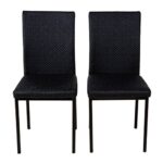 Woodness Ottawa-X Dinning Chair (Glossy, Black)