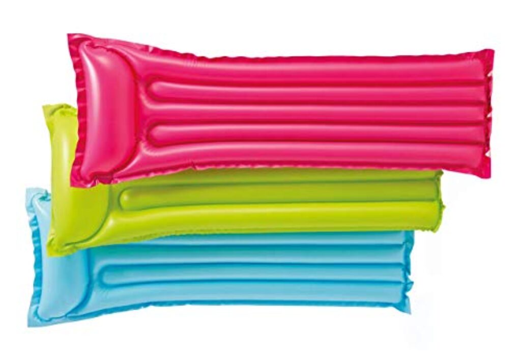 Intex Mat Relax-a-mat Float Water Swim Green Pool Lake Raft Tube Flotation -Set of 2