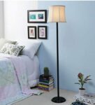 tu casa Metal-Iron Floor Lamp, White, Off White