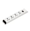 Philips CHP2442W Power Strips with 4 Universal Socket, One Main Switch, with Over Current Protection 1.4m Cable Length (White)