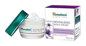 Himalaya Revitalizing Night Cream with white lily | Renews, repairs & hydrates skin overnight | rich in AHA & Anti-oxidants | Derma-tested | Paraben Free | Suitable for Dry to combination skin| 50g