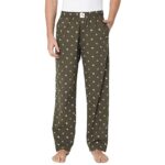 Underjeans Men Olive Cotton Printed Pyjama Regular Fit (UJMPYJPPJ001Olive S)