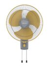 Bajaj Rapido HS 400mm Grey & Yellow Wall Fan