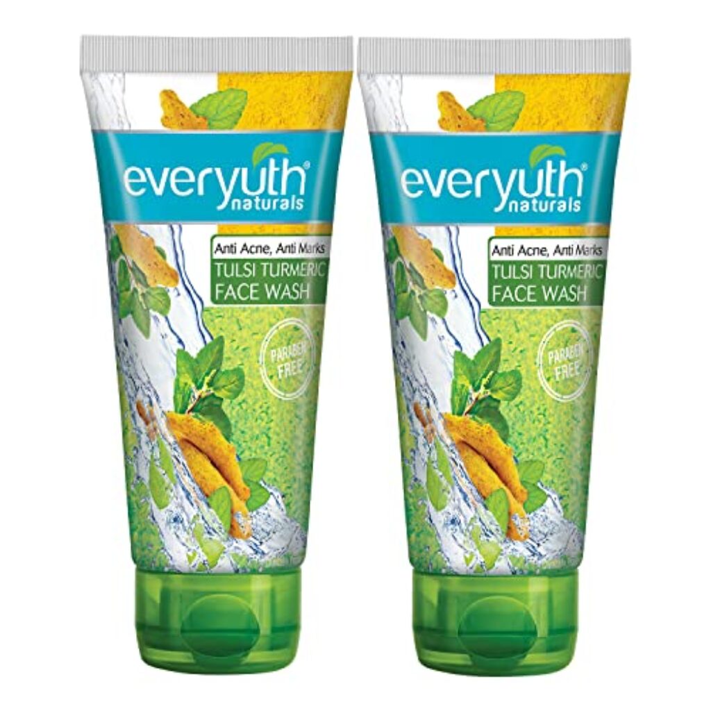 Everyuth Anti-Acne Anti Marks Tulsi Turmeric Face Wash Pack of 2