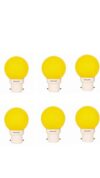 Philips Joy Vision Deco Mini 929000253444 0.5-Watt LED Bulb (Yellow, Pack of 6)