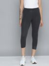 HRX by Hrithik Roshan Solid Women Grey Tights