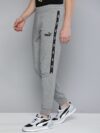 PUMA Solid Men Grey Track Pants