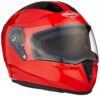 Steelbird SA-1 Aeronautics Full Face Helmet Red, Size: M(55-56 cm)