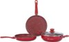 WONDERCHEF Ruby plus IB 2 Induction Bottom Non-Stick Coated Cookware Set(Aluminium, 4 – Piece)