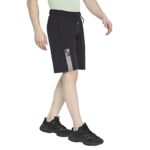Underjeans Men Navy Cotton Blend Knitted Shorts (UJLSPSH019 L)