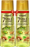 EMAMI 7 Oils In One 500ml – Pack of 2 Hair Oil(1000 ml)