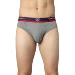 Van Heusen Men Sport Briefs – No Marks Waistband, Plush Back Elastic Waistband_70009_Lt Grey Jaspe_XL