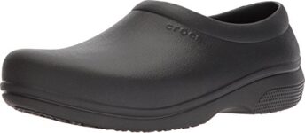 crocs Unisex-Adult On The Clock Work Slipon Black Clogs-10 UK (M11) (205073)