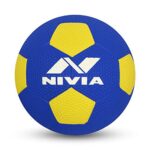 Nivia Tornado Moulded Football Size-5 Blue, Rubber