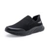 Red Tape Men Black Walking Shoes-9
