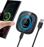 Callmate 15W C-Thru Wireless Fast Charging Pad, Universal Compatibility Charging Pad