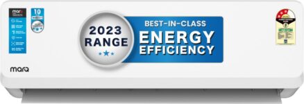 MarQ by Flipkart 2023 Range 0.7 Ton 3 Star Split Inverter 3-in-1 Convertible with Turbo Cool Technology AC  – White(073SICH23W, Copper Condenser)