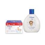 Bumtum Paraben Free Baby Soap (4N x 50 Gram) & Baby Gentle Shampoo (200 ML) Combo