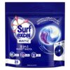 Surf Excel Matic 3 in 1 Smartshots – 28 units of dissolvable detergent capsules with Superior Stain Removal, Fabric Care and Long Lasting Fragrance. 1 shot = 1 wash