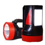 Robustt Dual LED Search Light with Long Range Upto 1 km|75 watt|ABS Plastic| Portable Water Resistant & Shock Proof Rechargeable High Brightness LED Torch Light with Charging Plug Des-1, (Pack of 10)