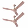 Havells 1200mm Enticer Energy Saving Ceiling Fan (Rose Gold, Pack of 2)