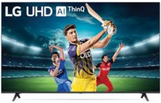 LG 108 cm (43 inches) 4K Ultra HD Smart LED TV 43UQ8020PSB (Dark Iron Gray)