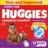 Huggies Complete Comfort Wonder Pants, India’s Fastest Absorbing Diaper – M(100 Pieces)