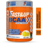 FAST&UP BCAA Advanced | Micronized BCAAs With Added Glutamine, Arginine & Citrulline BCAA(450 g, Lemon)