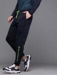 WROGN ACTIVE Solid Men Dark Blue Track Pants