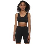 Home Nivia 8012 Polyester Air Bra Top, XS (Black)