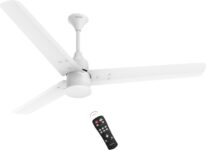 Polycab Silencio Mini BLDC 48C Ceiling Fan with Remote 1200 mm 3 Blade Ceiling Fan(MATT SATIN WHITE, Pack of 1)