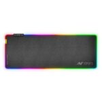 Ant Esports MP400 RGB – Gaming Mouse Pad-XL- Large Extended LED Mousepad, Anti-Slip Rubber Base with Waterproof Coating for Gamer/Office – Black.
